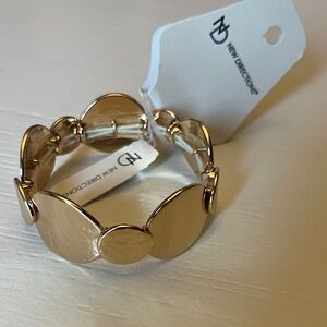 New Directions Shiny Gold Bracelet